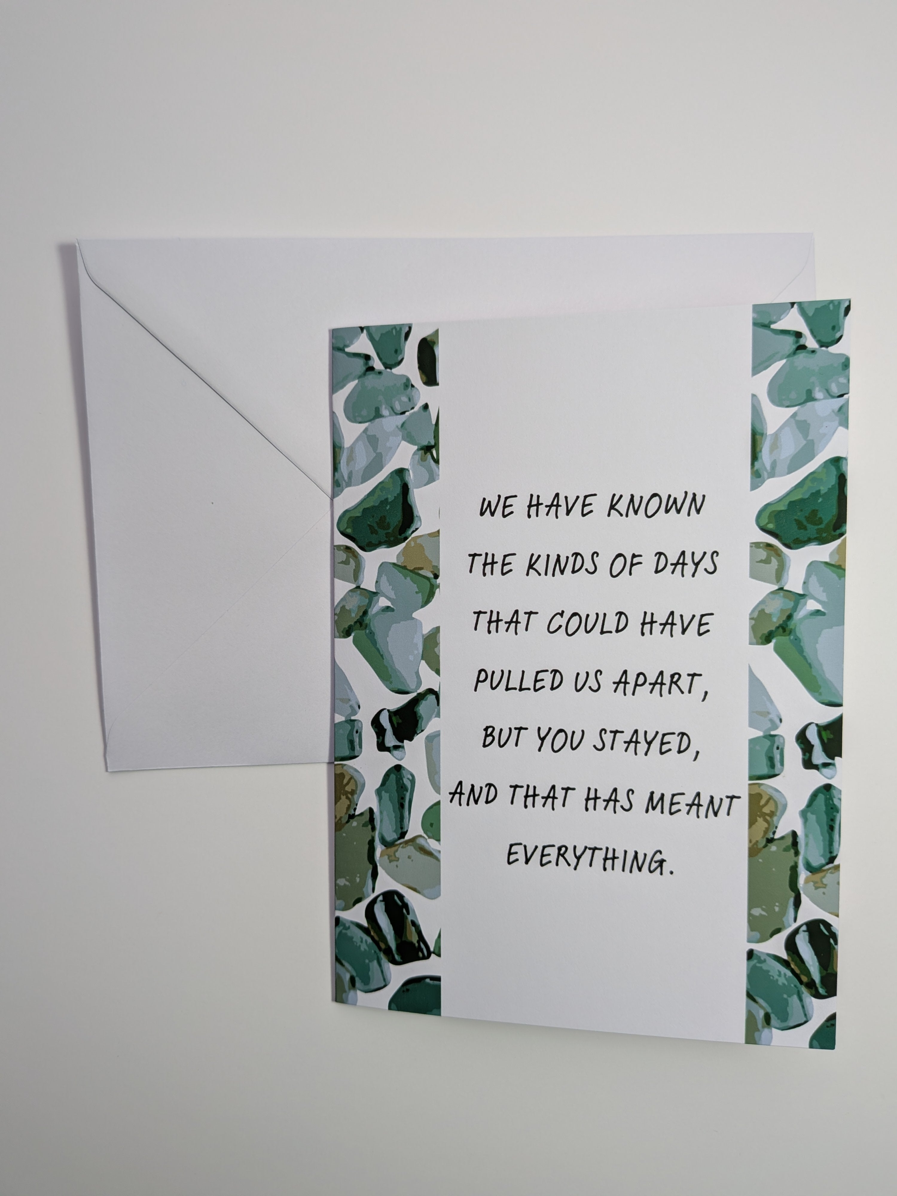 Romantic Cards for partners UK | meaningful and sentimental love card for couples | A6 Card UK