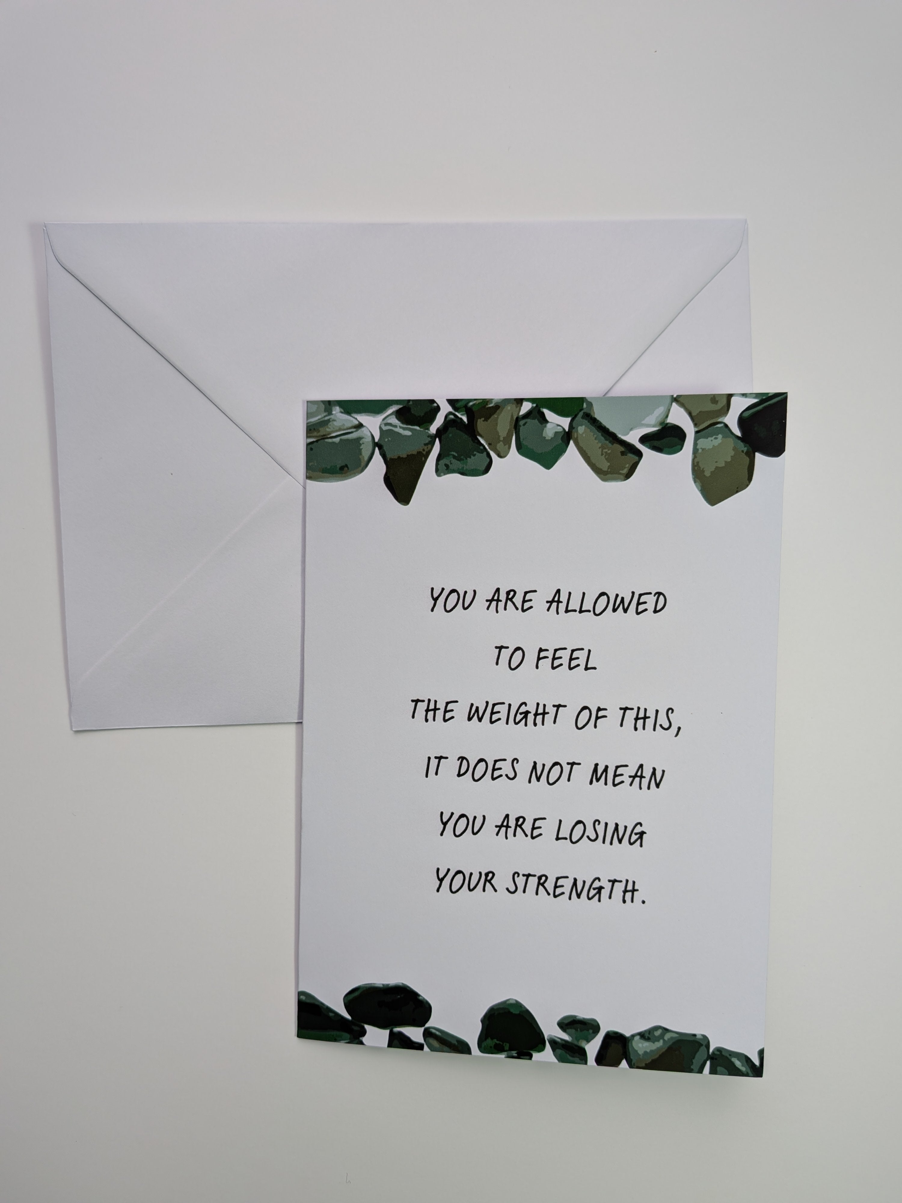 Encouragement card for someone