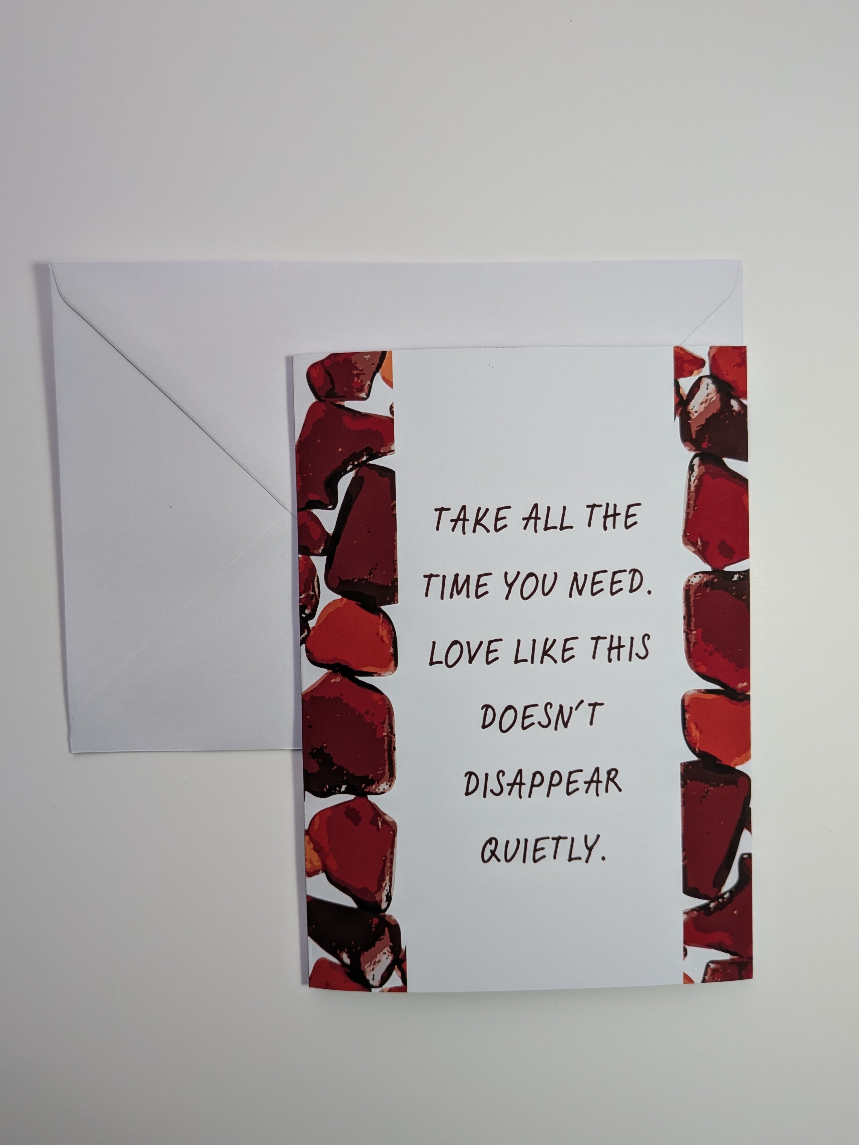 sympathy card for loss of loved one | thoughtful condolence card | sentimental A6 greeting card UK